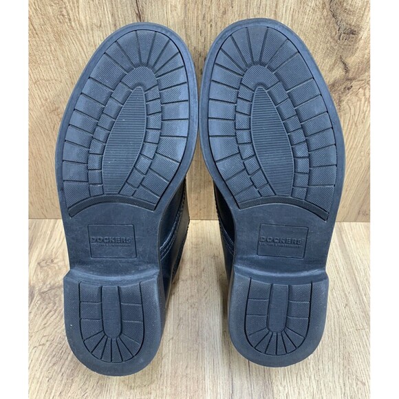 Dockers Dress Shoes Mens 7.5 M Gordon Oxford Black Leather Cap Toe 90-2214 - Picture 5 of 16